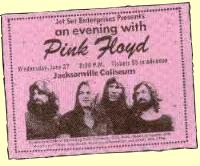 pink floyd web : historique annees 70